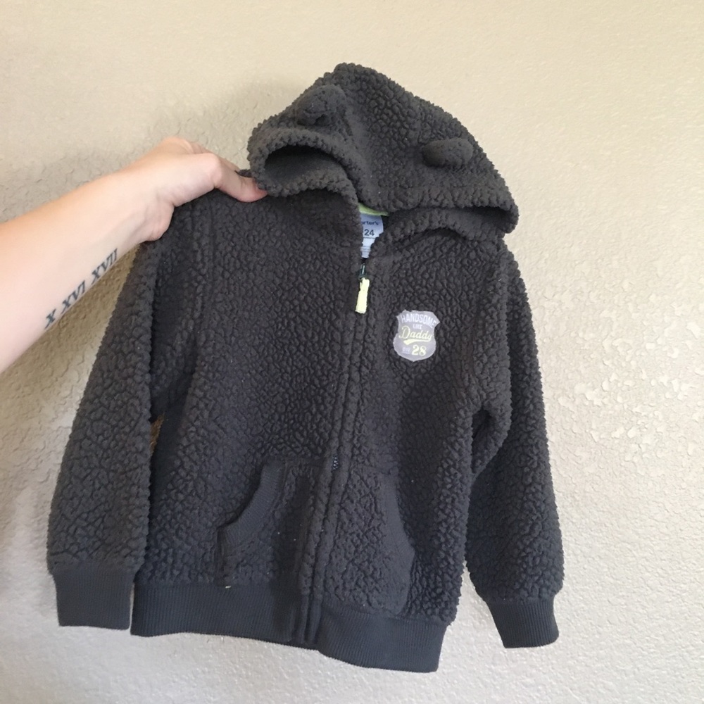 Boys teddy bear jacket
